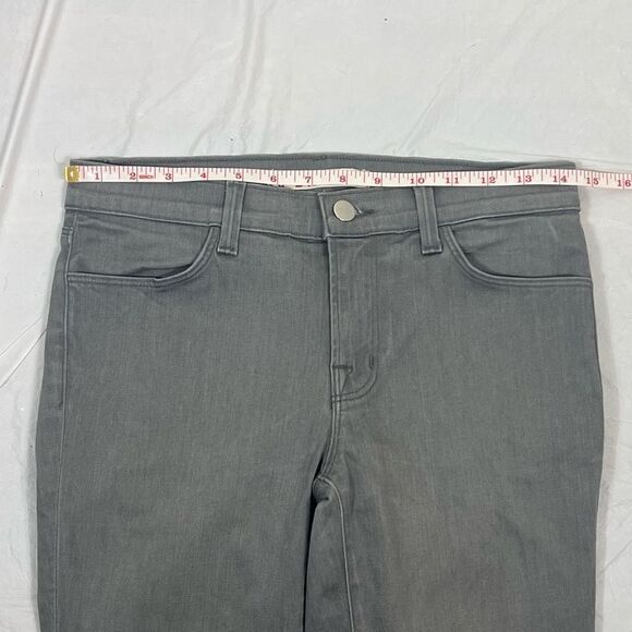 J Brand Gotham Super Skinny Gray Jeans - Picture 13 of 14
